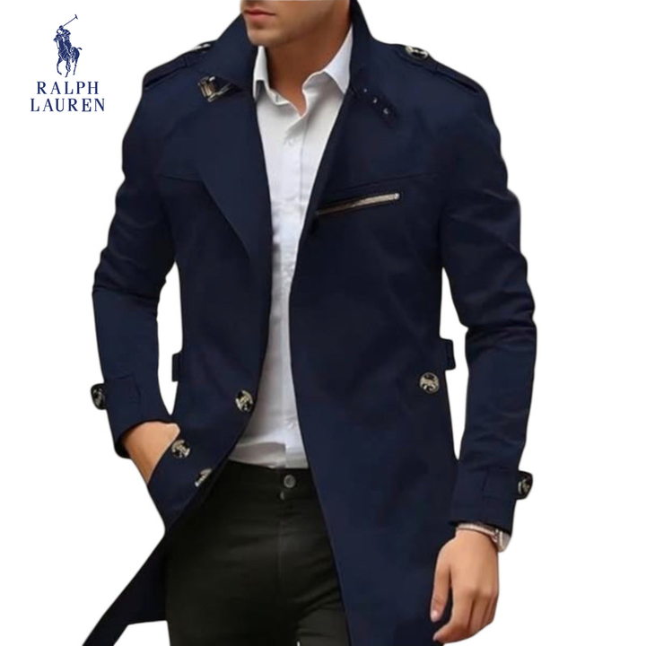 Men’s Tailored Mid-Length Urban Coat || Clearance Sale