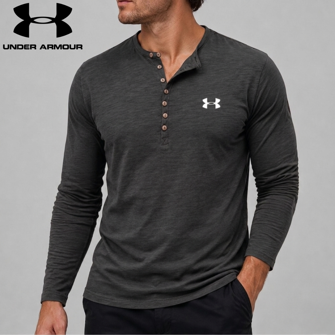 Long-Sleeve Henley || Clearance Sale