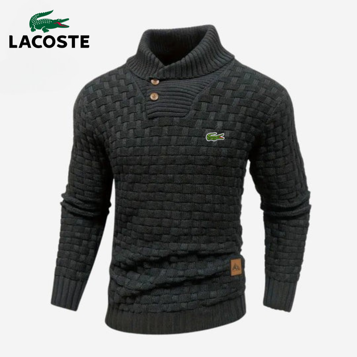 Knitted Sweater with Buttoned Collar || CLEARANCE SALE