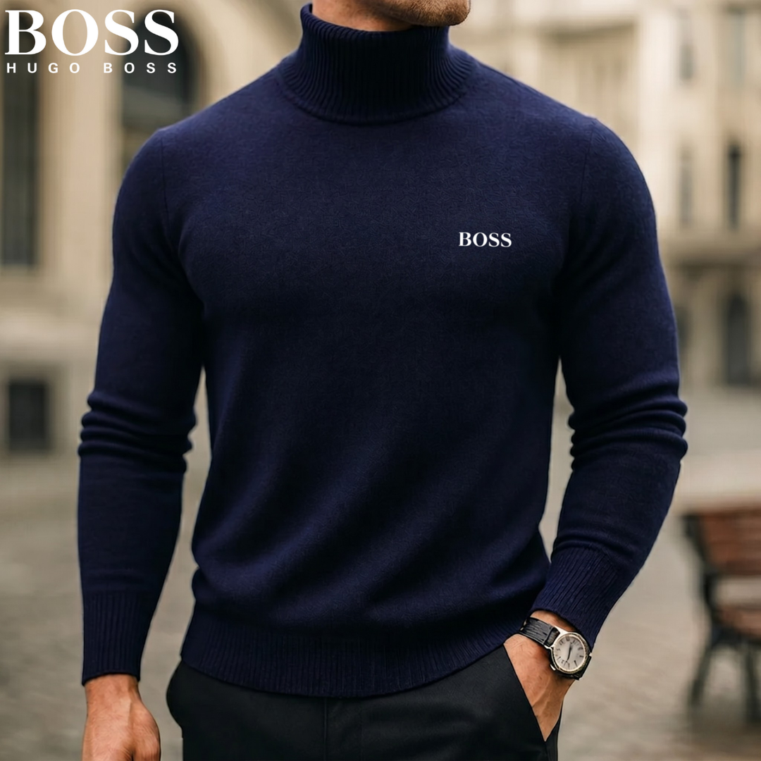 Refined Turtleneck Knit Sweater || Clearance Sale