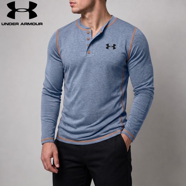 Long-Sleeve Henley || Clearance Sale