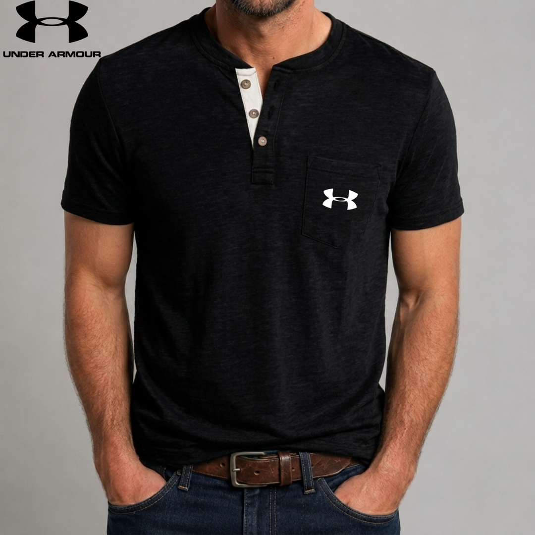 Premium Slub Knit Henley || Clearance Sale