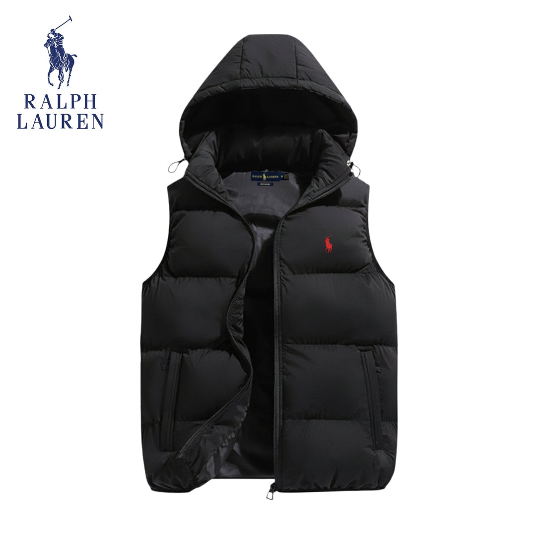 Padded vest with hood || Clearance Sale