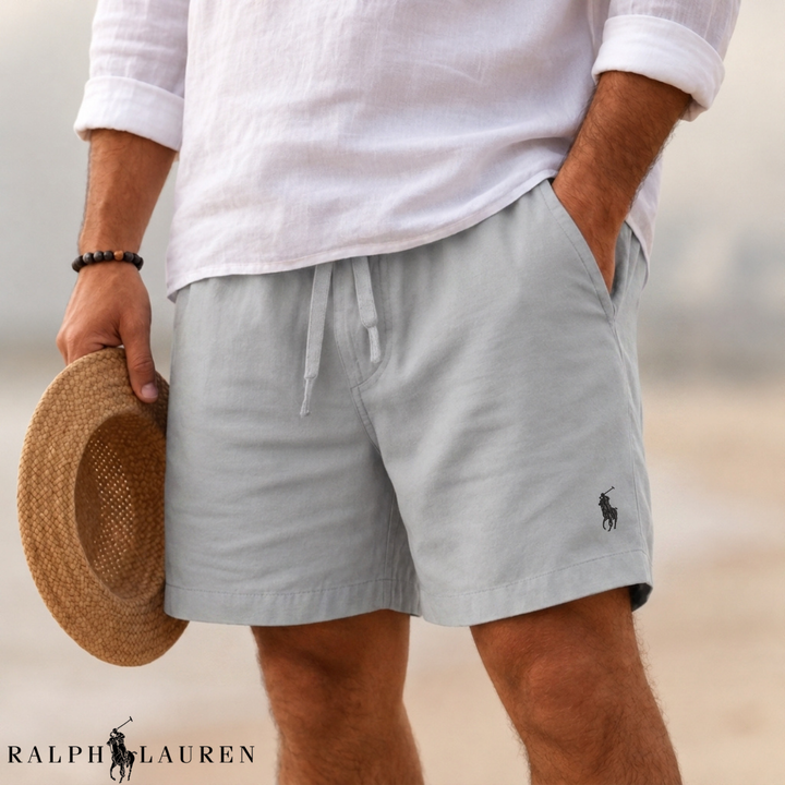 Essential Linen-Blend Shorts || Clearance Sale