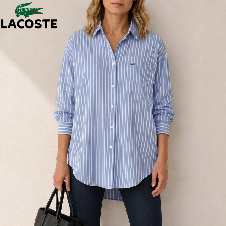 Coastal Stripe Button Shirt || Clearance Sale
