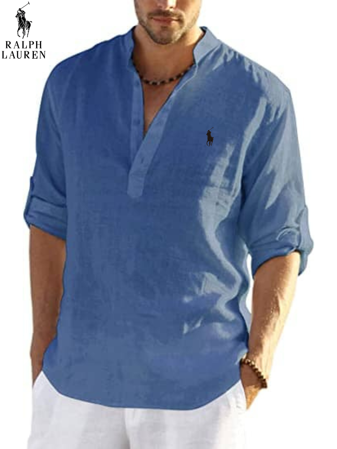 Relaxed Linen Style Shirt || Clearance Sale