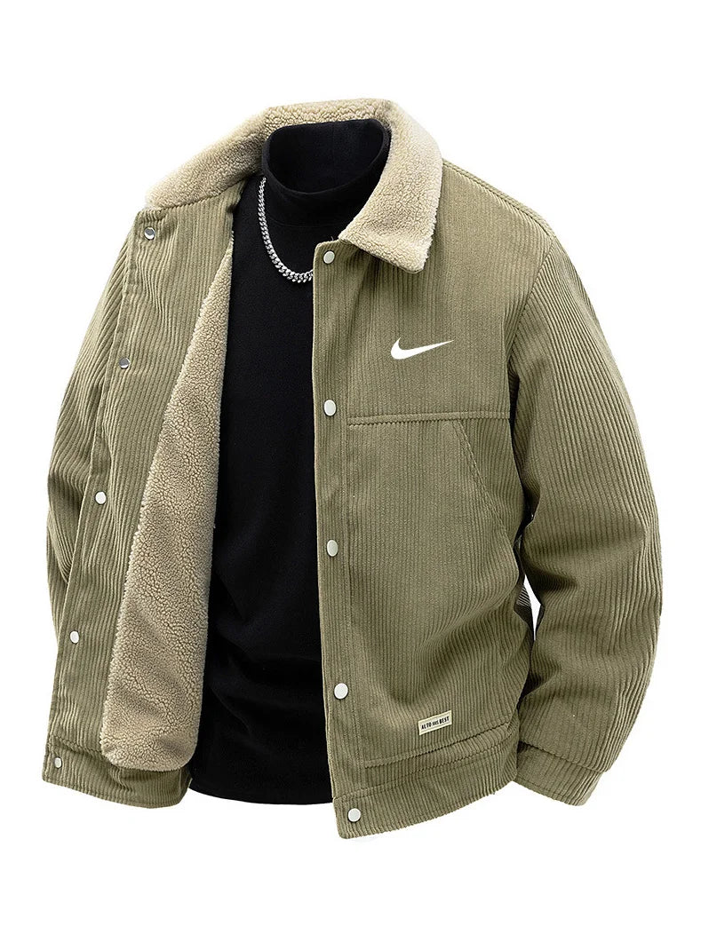 Premium Corduroy Sherpa Lined Jacket - Clearance Sale