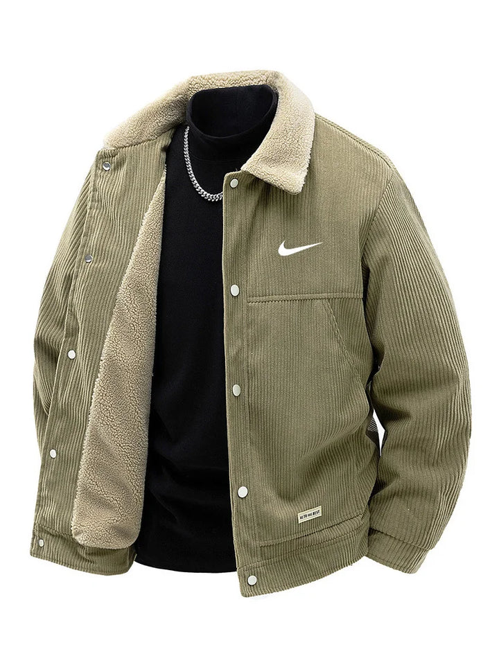 Premium Corduroy Sherpa Lined Jacket - Clearance Sale