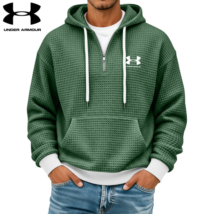 Textured Half-Zip Hoodie || CLEARANCE SALE