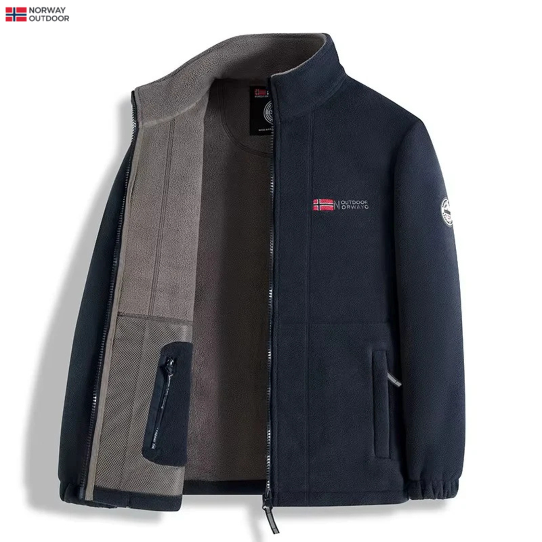 Men’s Full-Zip Thermal Fleece Jacket || CLearance Sale