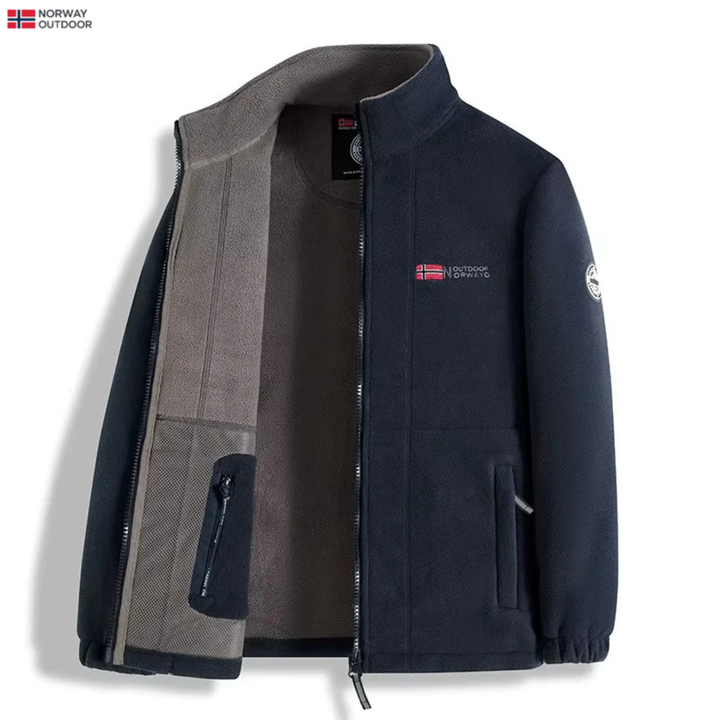 Men’s Full-Zip Thermal Fleece Jacket || CLearance Sale