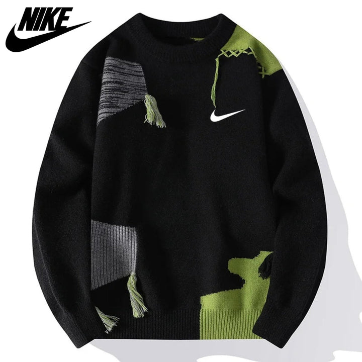 Textured Patchwork Sweater || CLEARANCE SALE
