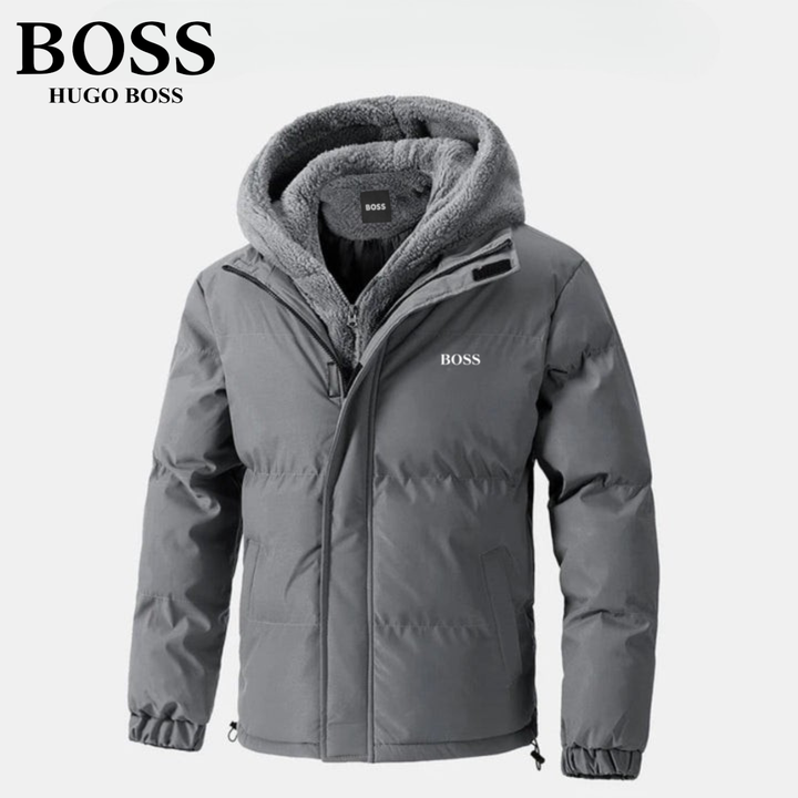 Padded Winter Jacket with Fleece Hood || CLEARANCE SALE