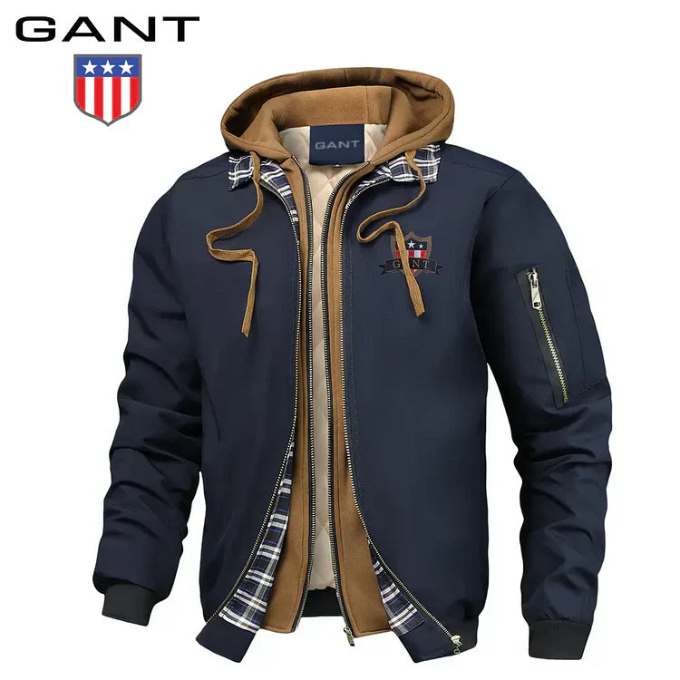 Stylish Bomber Jacket with Hoodie || Clearance Sale