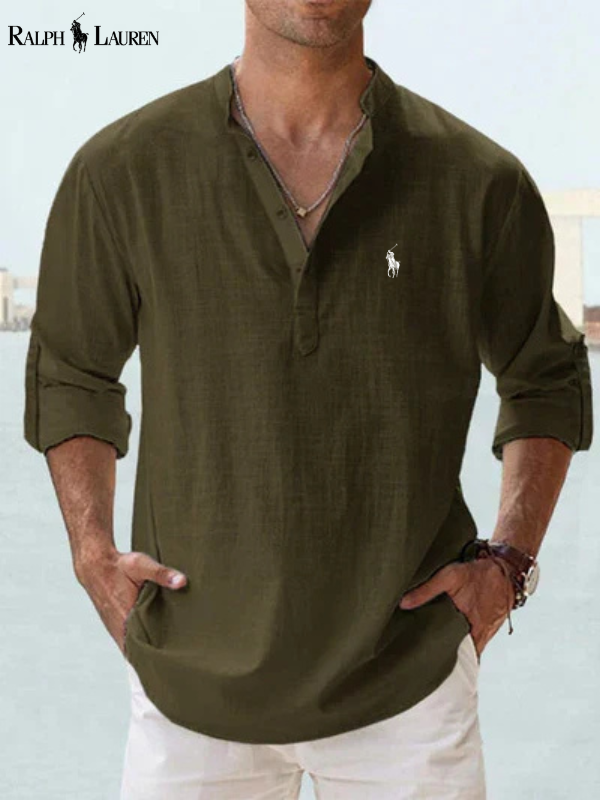 Modern Fit Long-Sleeve Shirt for Smart Casual Wear