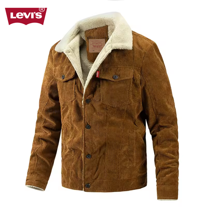 Sherpa-Lined Corduroy Jacket || Clearance Sale