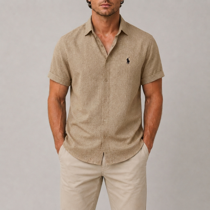 Textured Short Sleeve Shirt - Clearance Sale