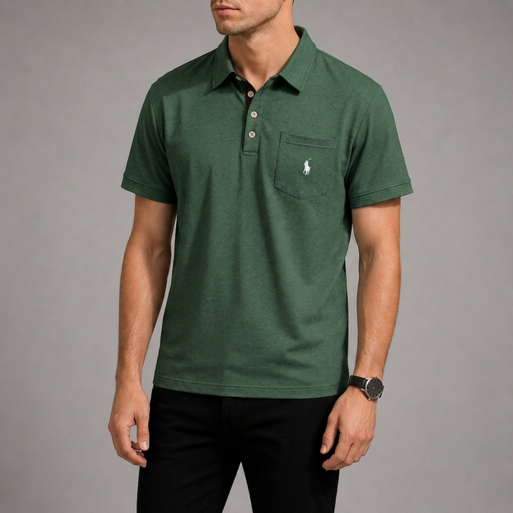 Textured Piqué Pocket Polo - Clearance Sale