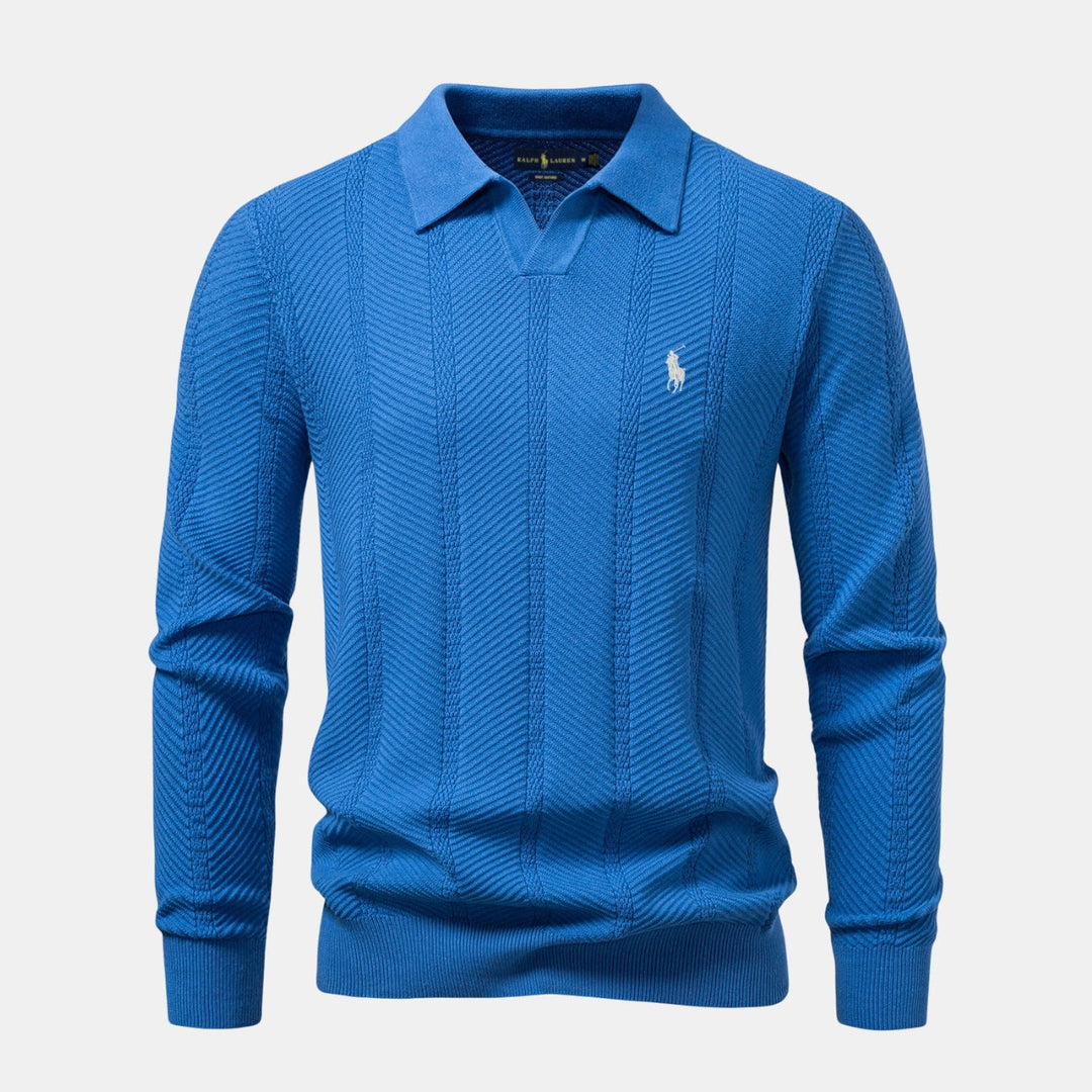 Knitted Polo Sweater - CLEARANCE SALE