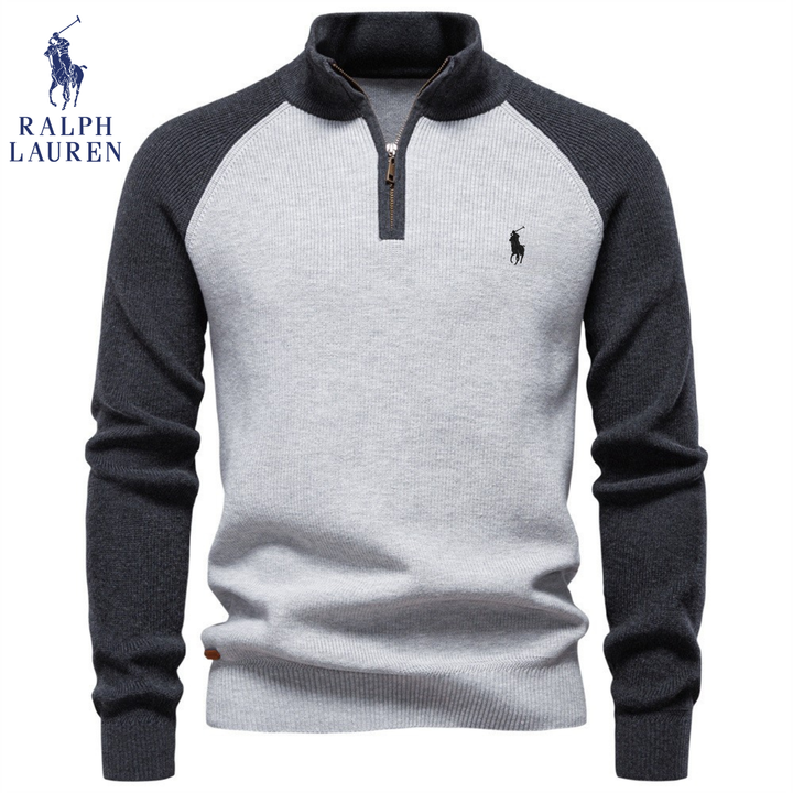 Men’s Premium Half-Zip Knit Sweater || Clearance Sale