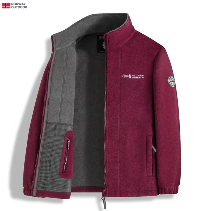 Men’s Full-Zip Thermal Fleece Jacket || CLearance Sale