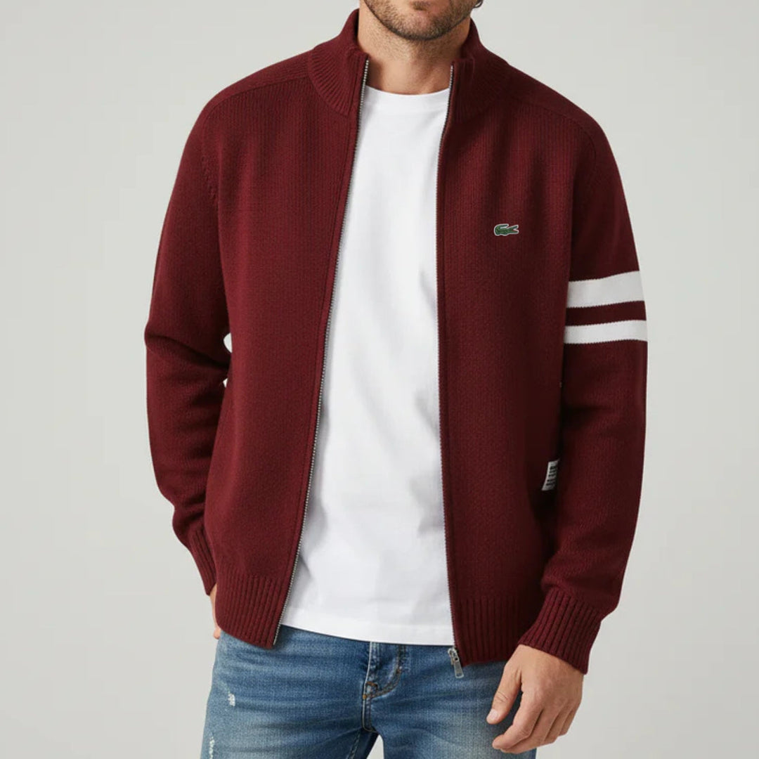 Modern Knit Cardigan with Zipper - CLEARANCE PRICE