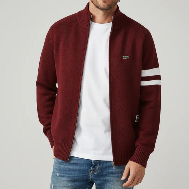 Modern Knit Cardigan with Zipper - CLEARANCE PRICE