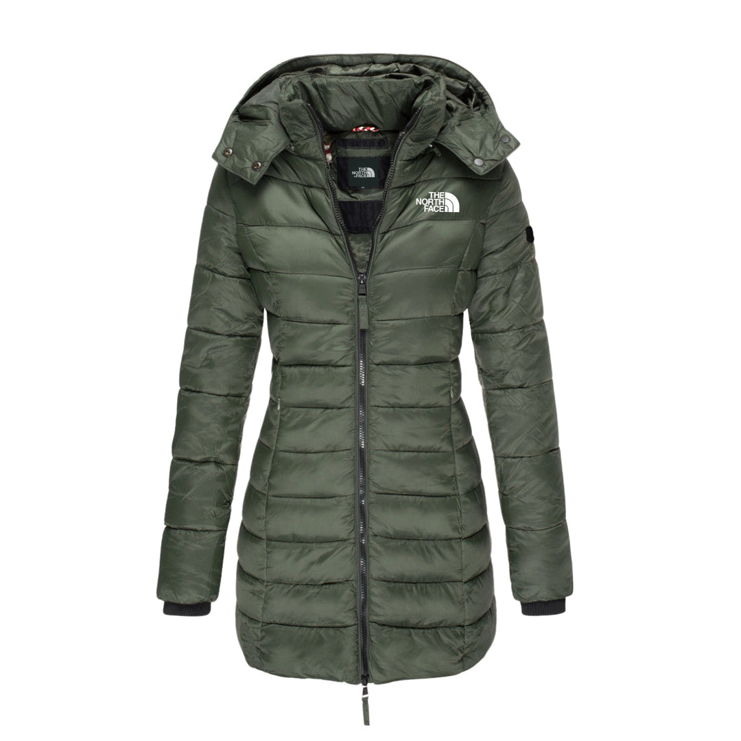 Long Padded Coat with Hood - CLEARANCE PRICE