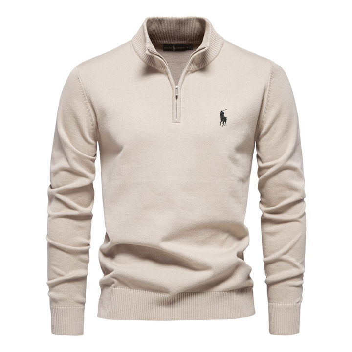 Premium Half-Zip Knit Sweater - Clearance Sale