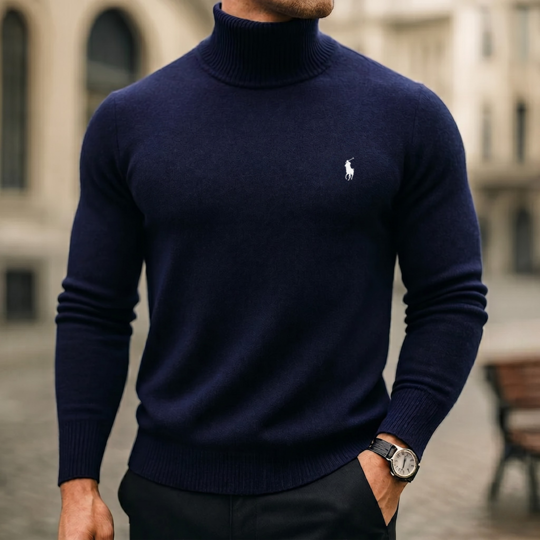 Refined Turtleneck Knit Sweater - Clearance Sale