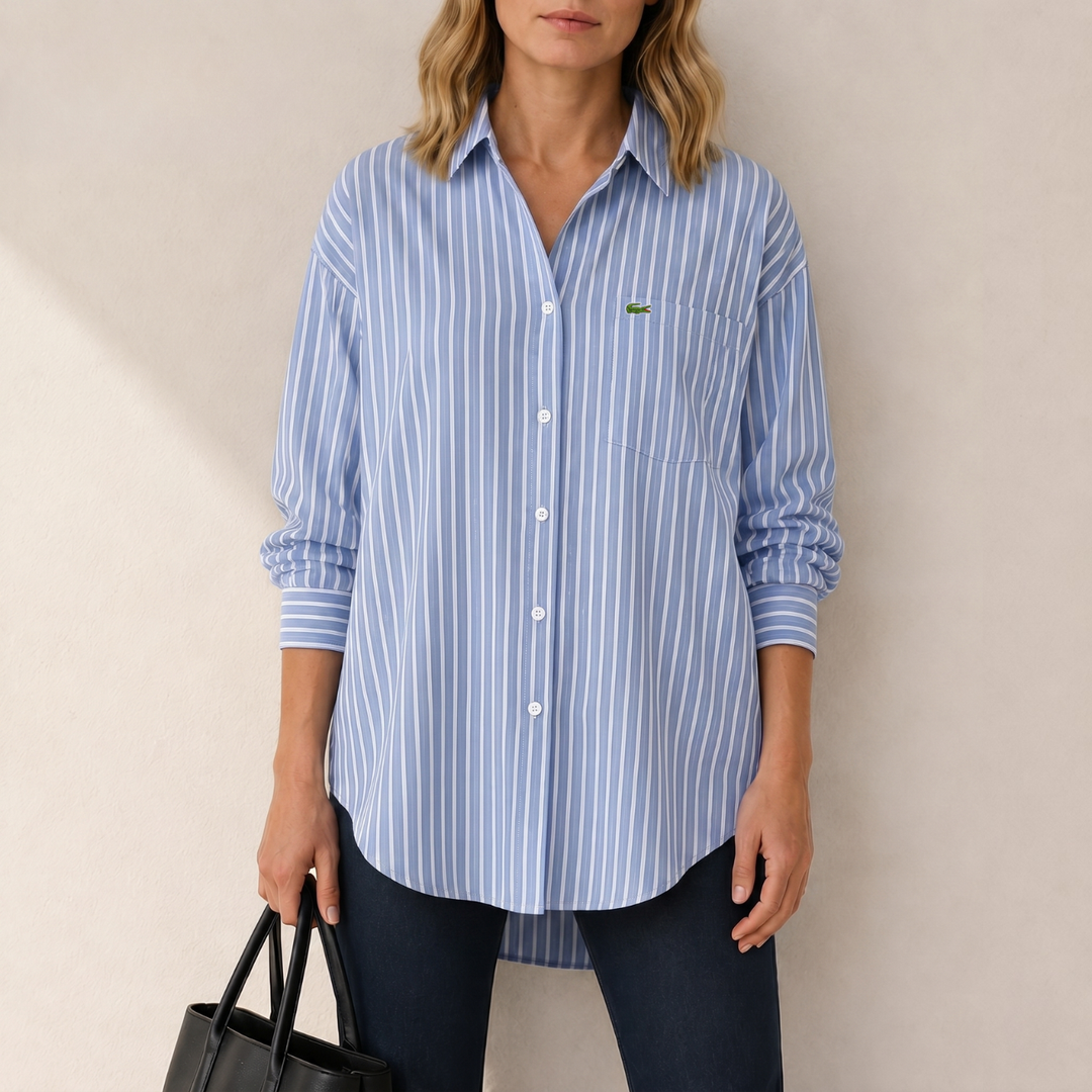 Coastal Stripe Button Shirt - Clearance Sale