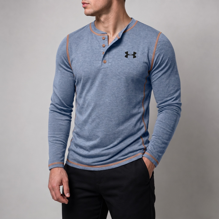 Long-Sleeve Henley - Clearance Sale