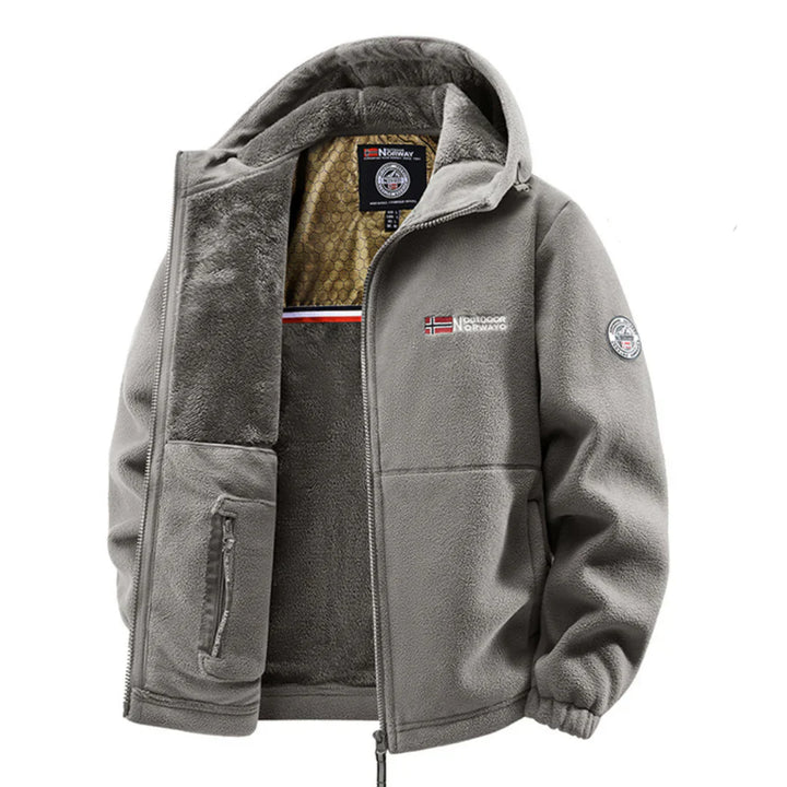 Thermal Hooded Fleece Jacket || Clearance Sale