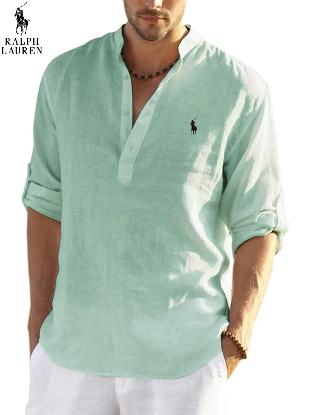 Relaxed Linen Style Shirt || Clearance Sale