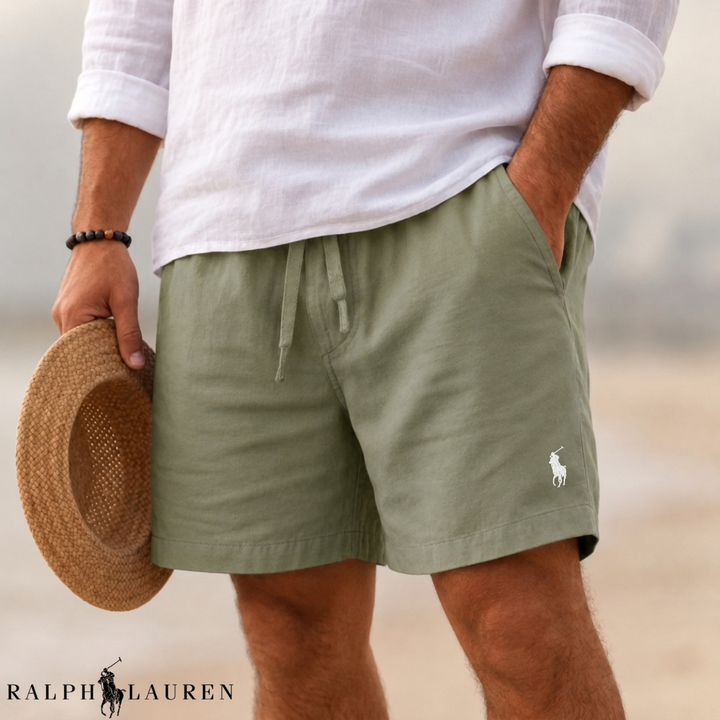 Essential Linen-Blend Shorts || Clearance Sale