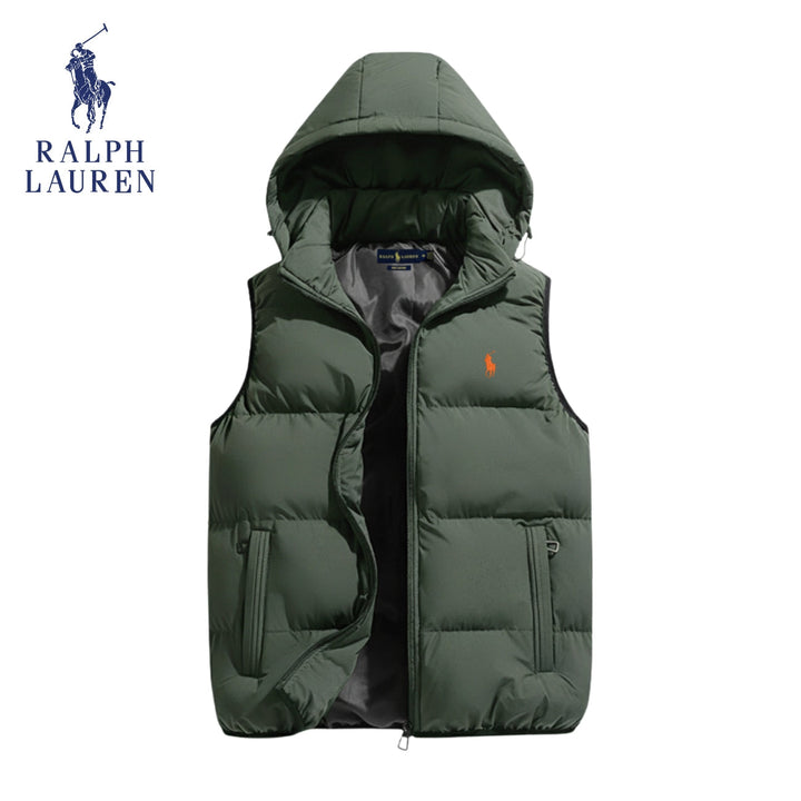 Padded vest with hood || Clearance Sale