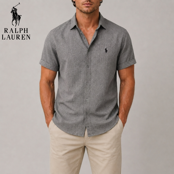Textured Short Sleeve Shirt || Clearance Sale