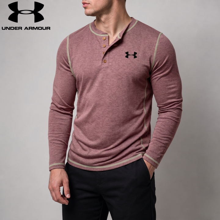 Long-Sleeve Henley || Clearance Sale