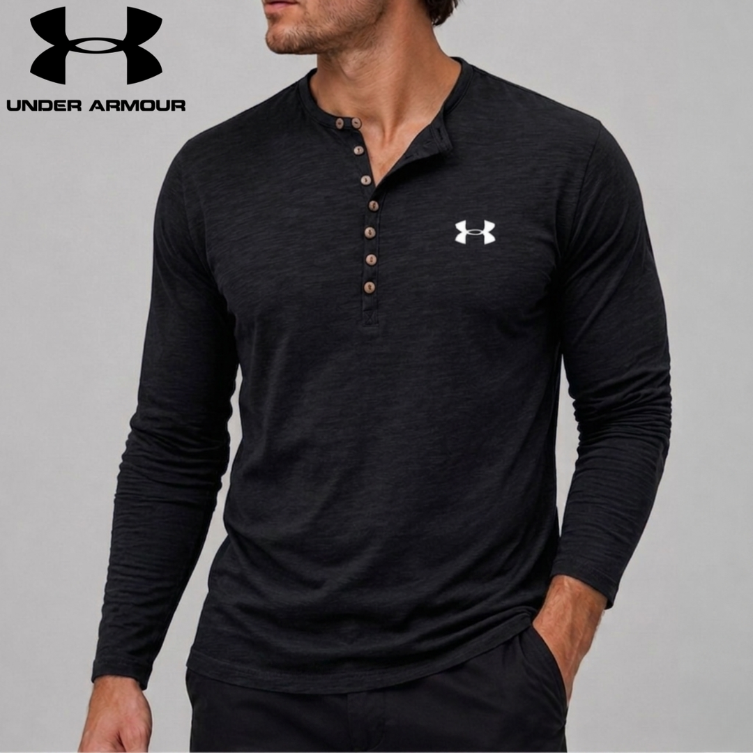 Long-Sleeve Henley || Clearance Sale