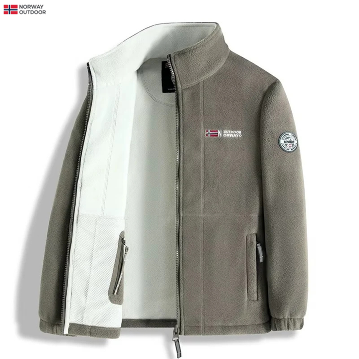 Men’s Full-Zip Thermal Fleece Jacket || CLearance Sale