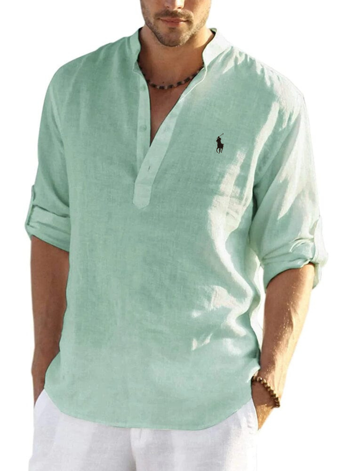 Relaxed Linen Style Shirt - Clearance Sale