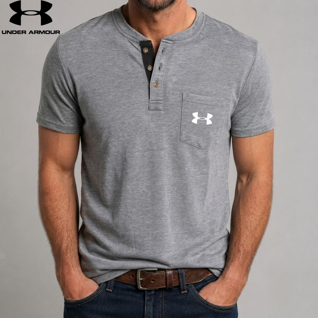Premium Slub Knit Henley || Clearance Sale