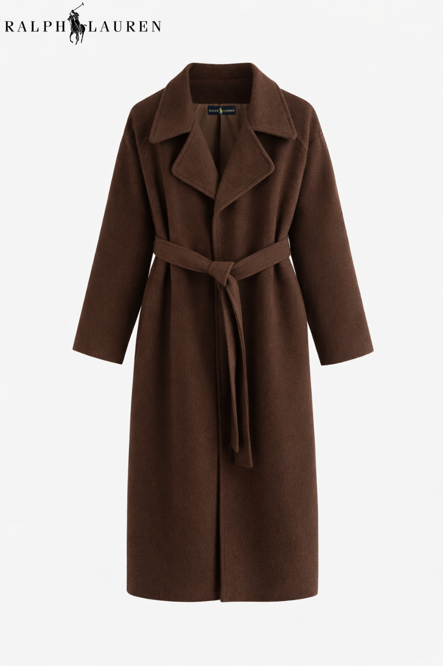 Timeless Belted Longline Coat || Clearance Sale