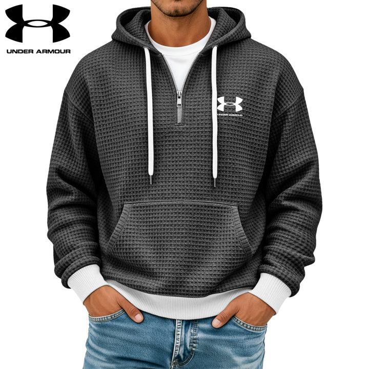 Textured Half-Zip Hoodie || CLEARANCE SALE