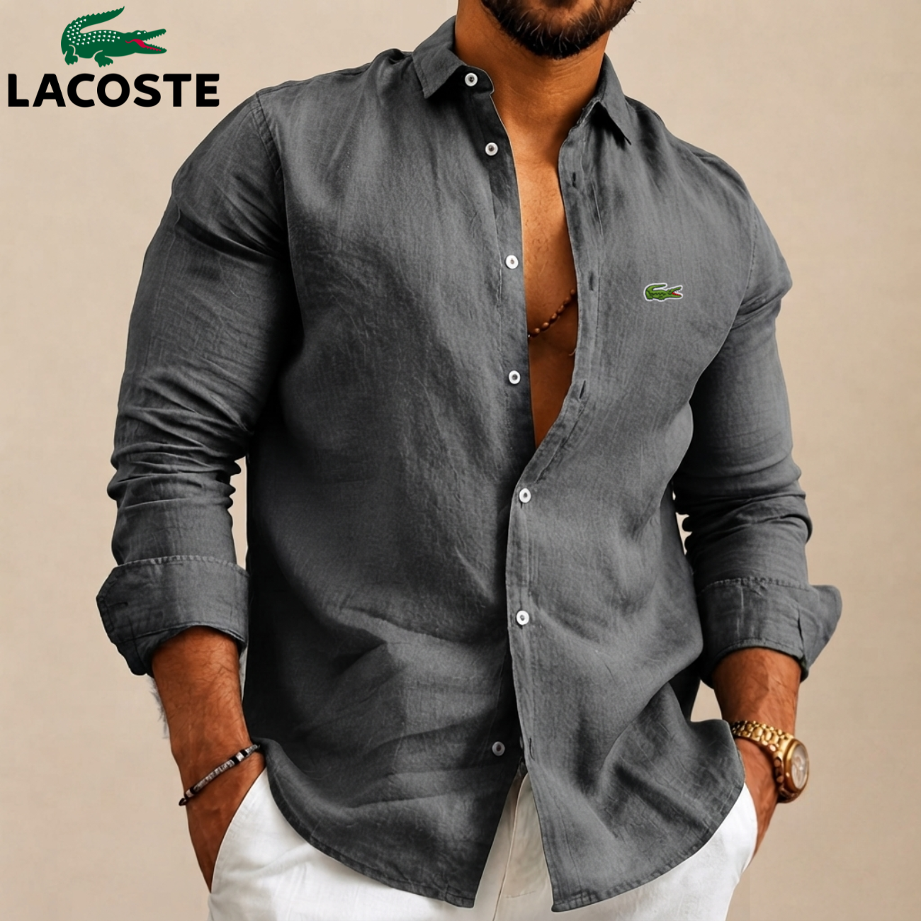 Relaxed Fit Button-Down Shirt - Clearance Sale