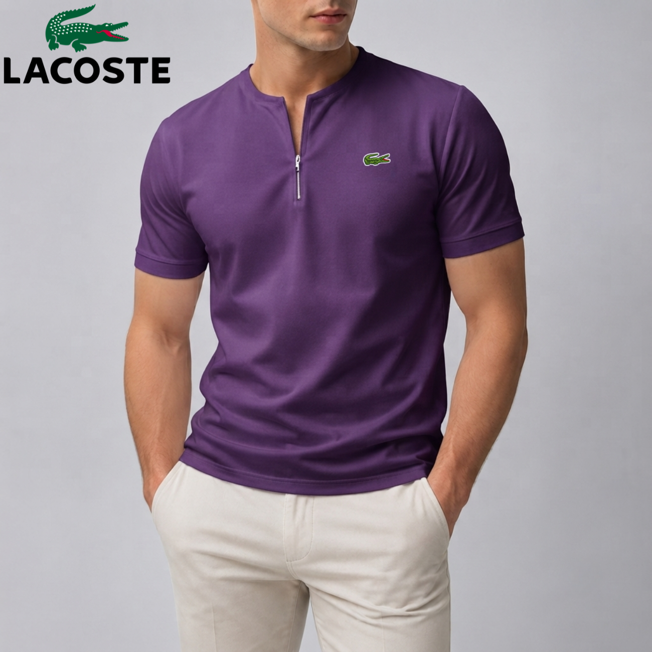 Quarter-Zip Henley || Clearance Sale