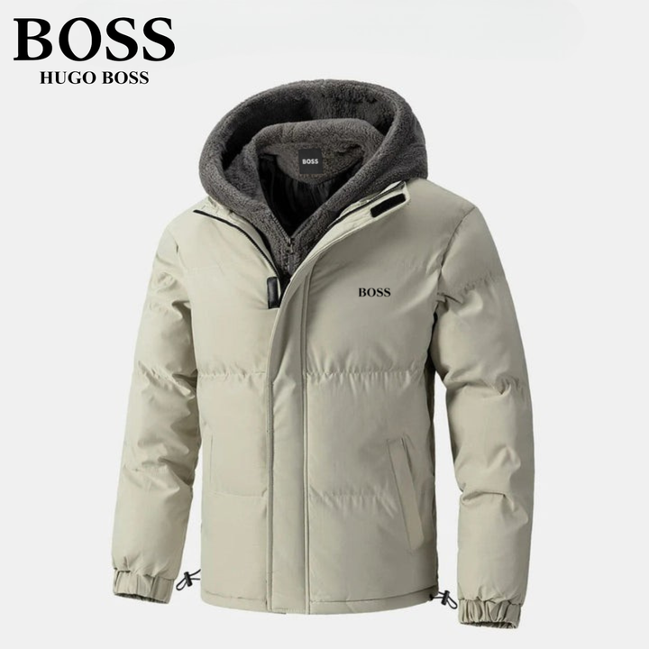 Padded Winter Jacket with Fleece Hood || CLEARANCE SALE
