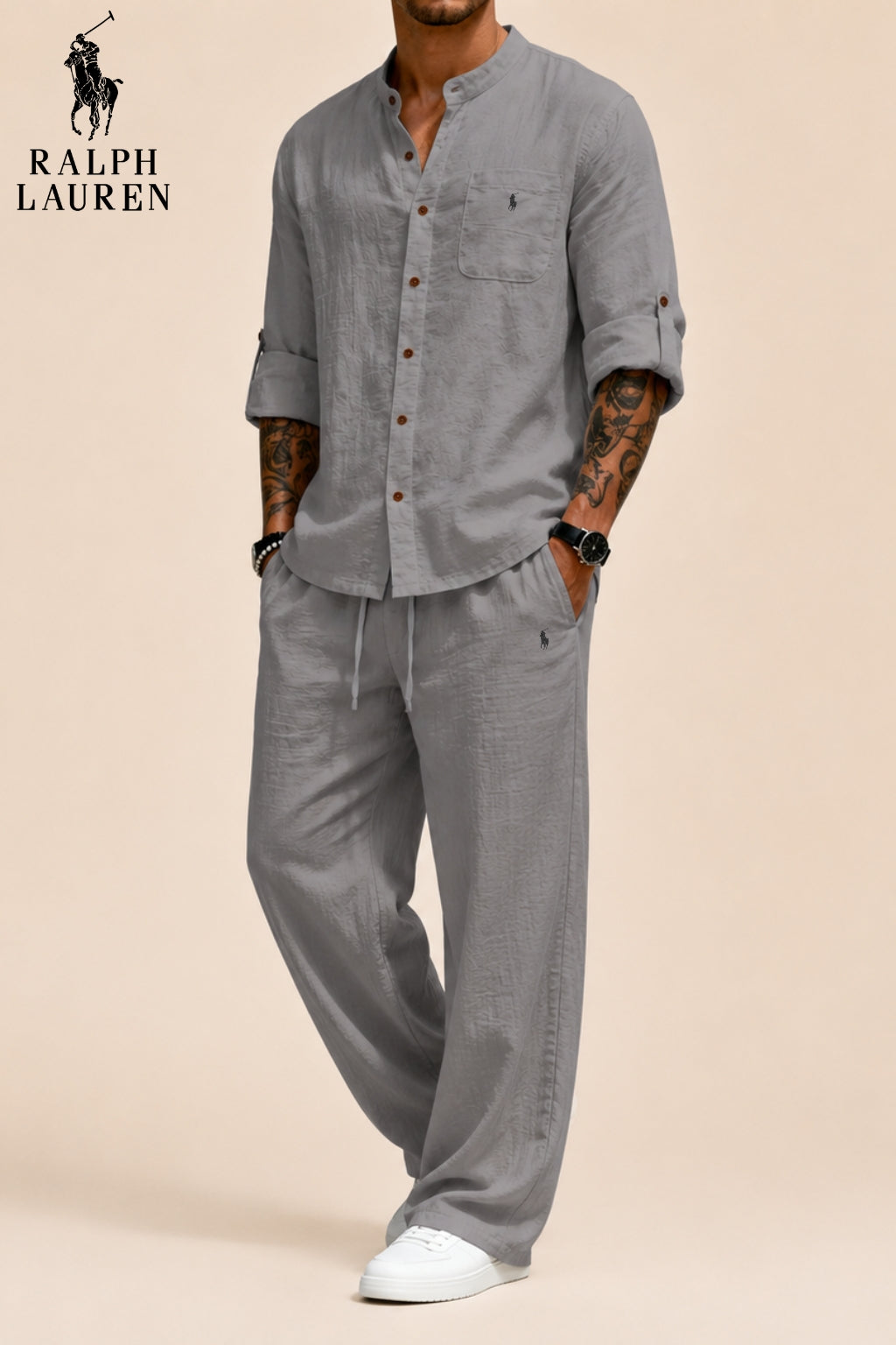 Linen-Cotton Casual Two-Piece Set || Clearance Sale