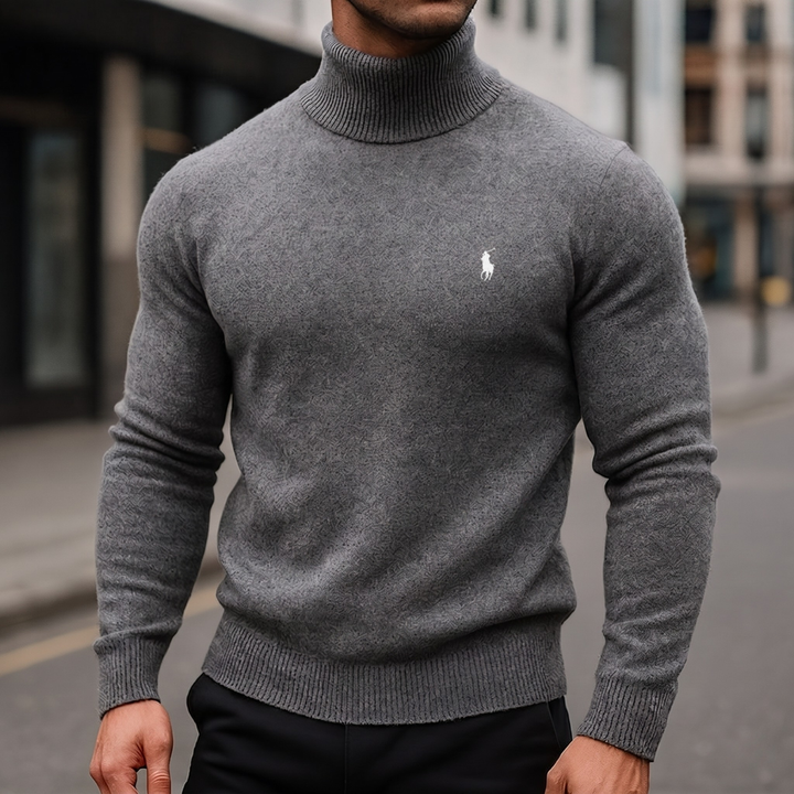 Refined Turtleneck Knit Sweater - Clearance Sale