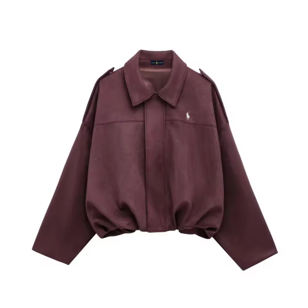 Classic Suede Bomber Jacket - Clearance Sale
